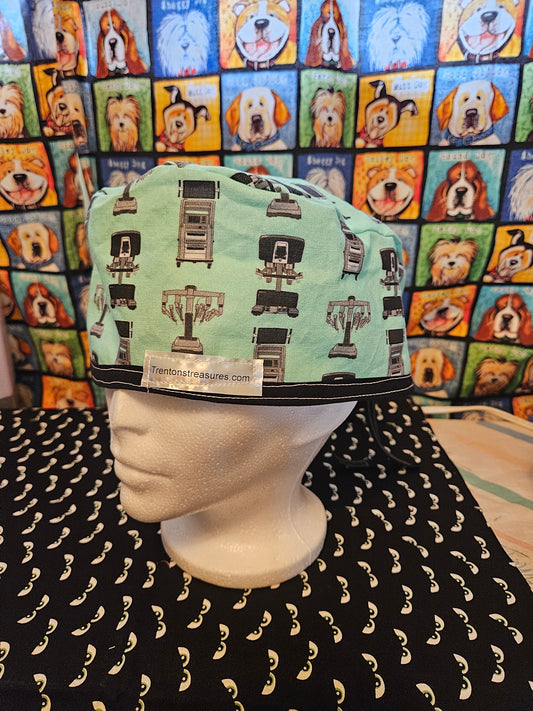 Davinci Surgical Robot Scrub Hat - Mint