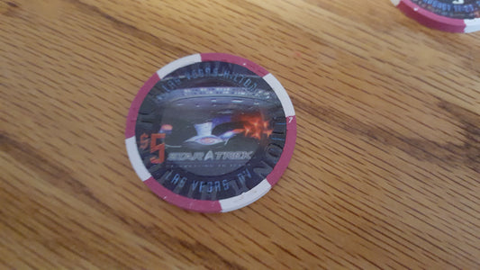 Star Trek Limited Edition Poker Chip,  Star Trek The Next Generation Enterprise