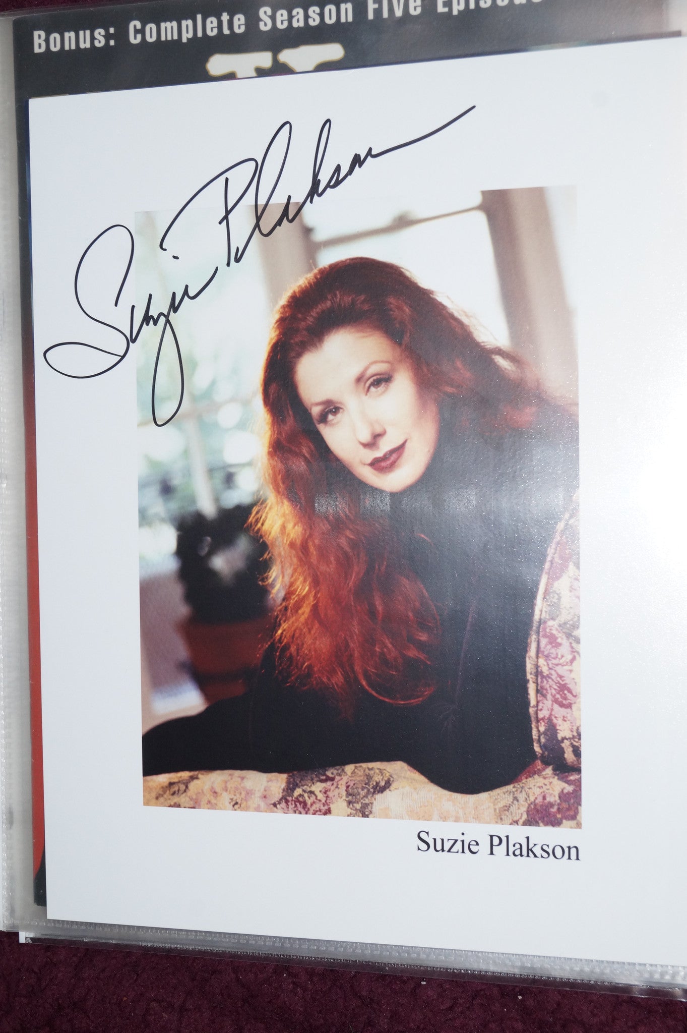 Autographed Photo "Suzie Plakson"