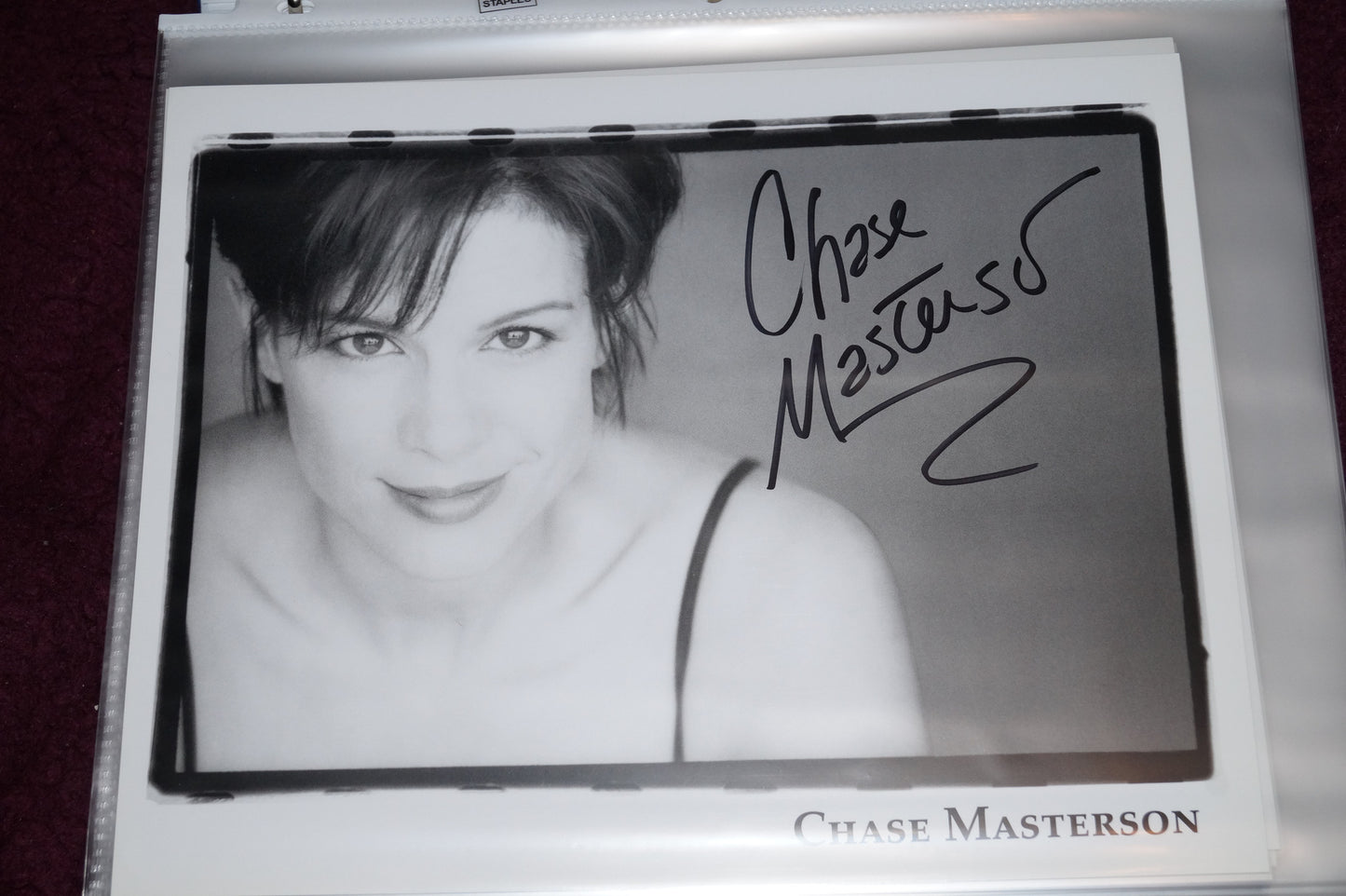 Autographed Photo "Chase Masterson"