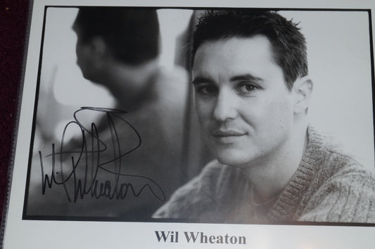 Autographed Photo "Will Wheaton"