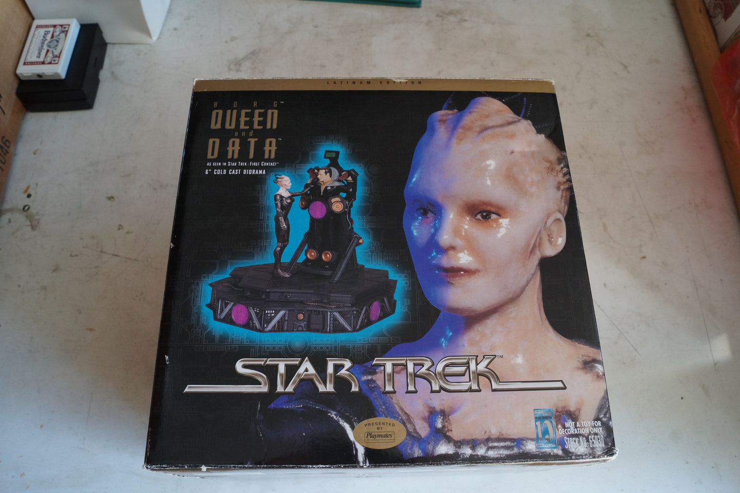 First Contact Data and Borg Queen Diorama
