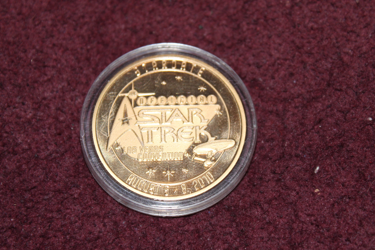 LasVegas Hilton Collector Coin Featuring The Starfleet Medical Logo