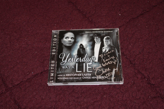 Yesterday was A Lie Music CD with Chase Masterson AUTOGRAPHED