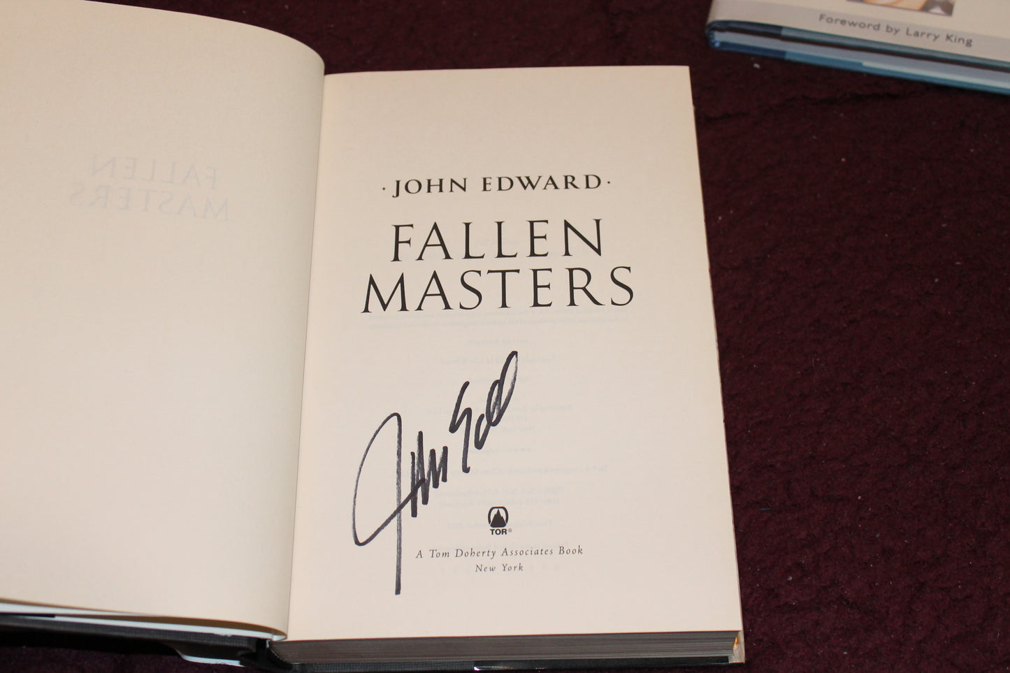 John edward "Fallen Masters" AUTOGRAPHED
