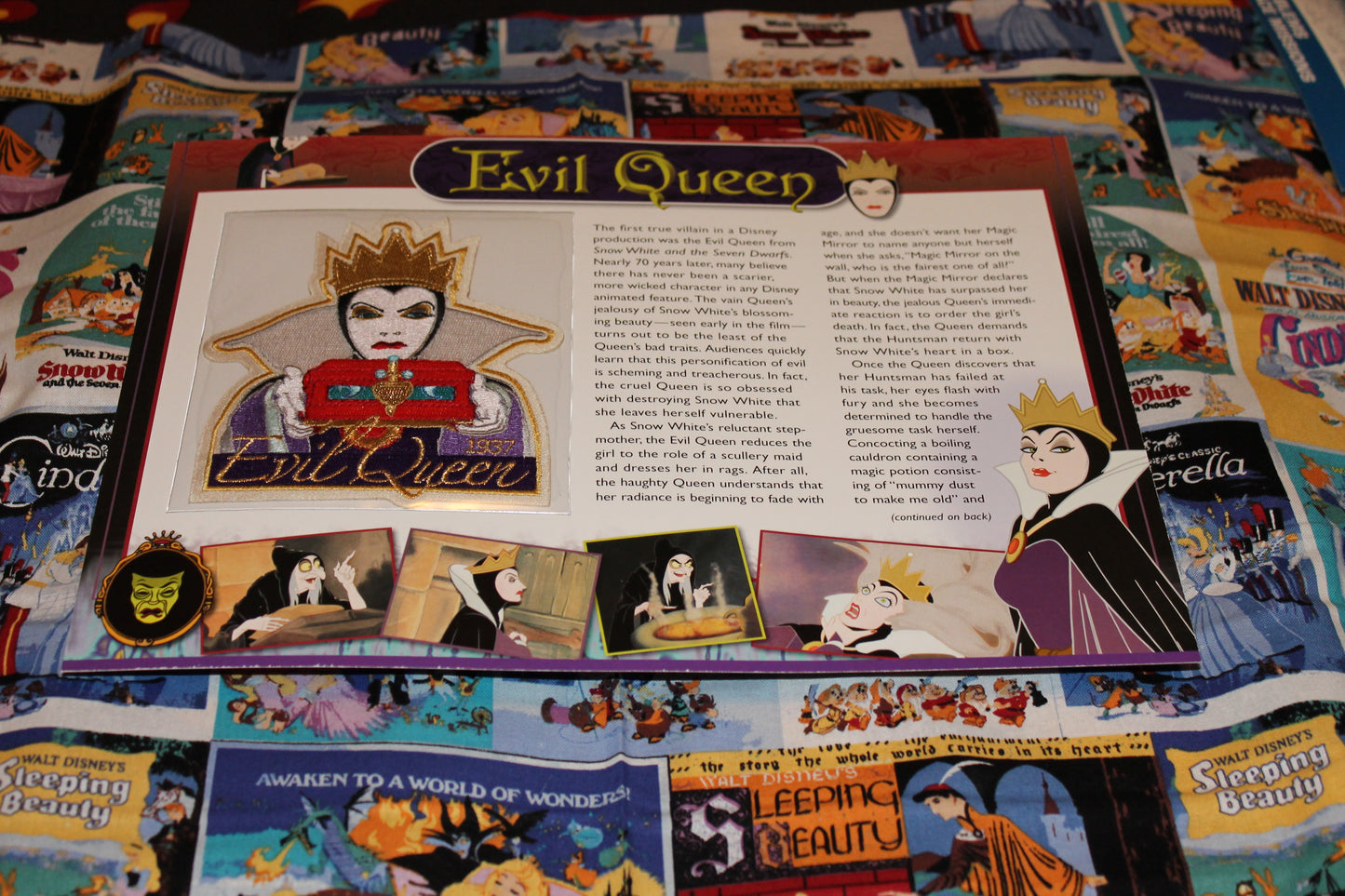Willabee and Ward Disney Collector Patch "Evil Queen"