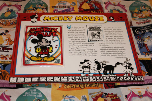 Willabee and ward Disney Collector Patch "Mickey Mouse"