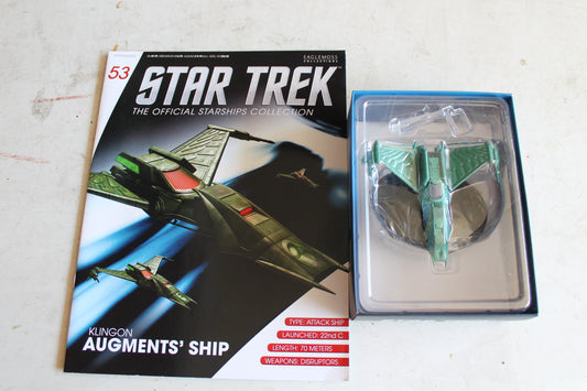 Eaglemoss Star Trek #53 Klingon Augments Ship