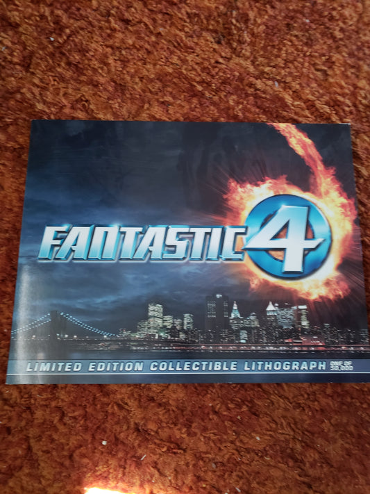 Limited Edition Lithograph "Fantastic 4"